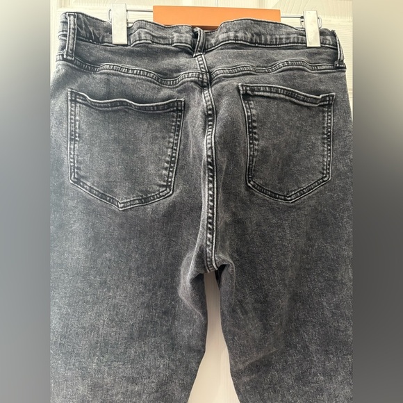 GAP vintage high rise slim black wash denims buttonfly size 14/32 - Picture 6 of 13